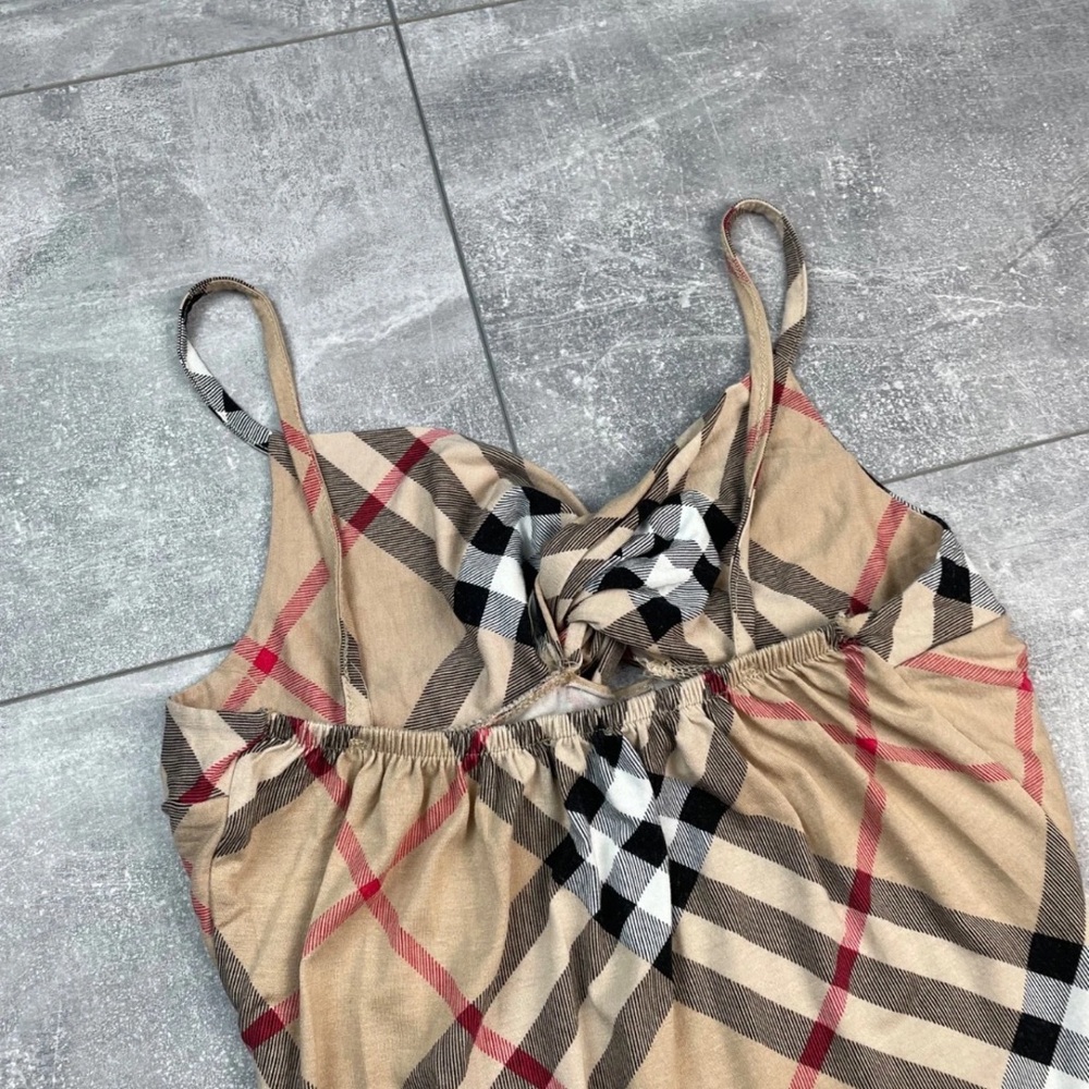 Burberry Tan and Black Plaid Dress - Picture 6 of 9